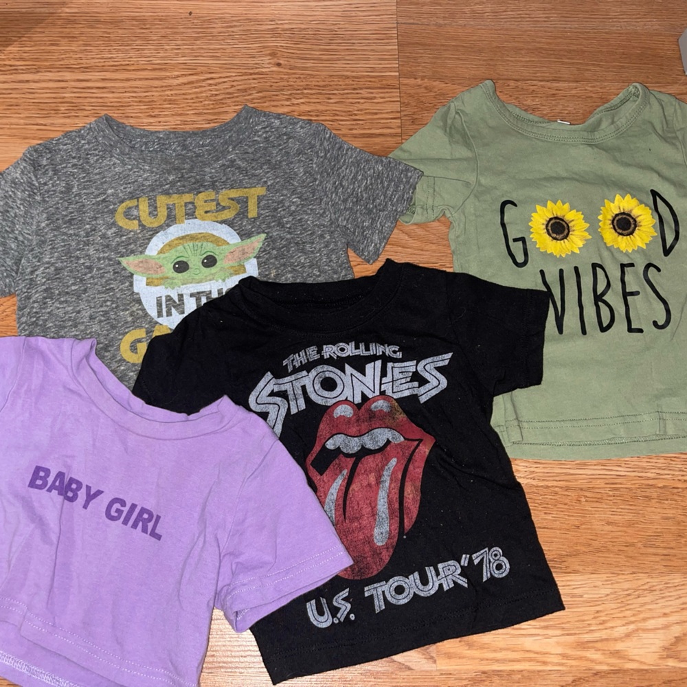 T-shirts for one year old girls